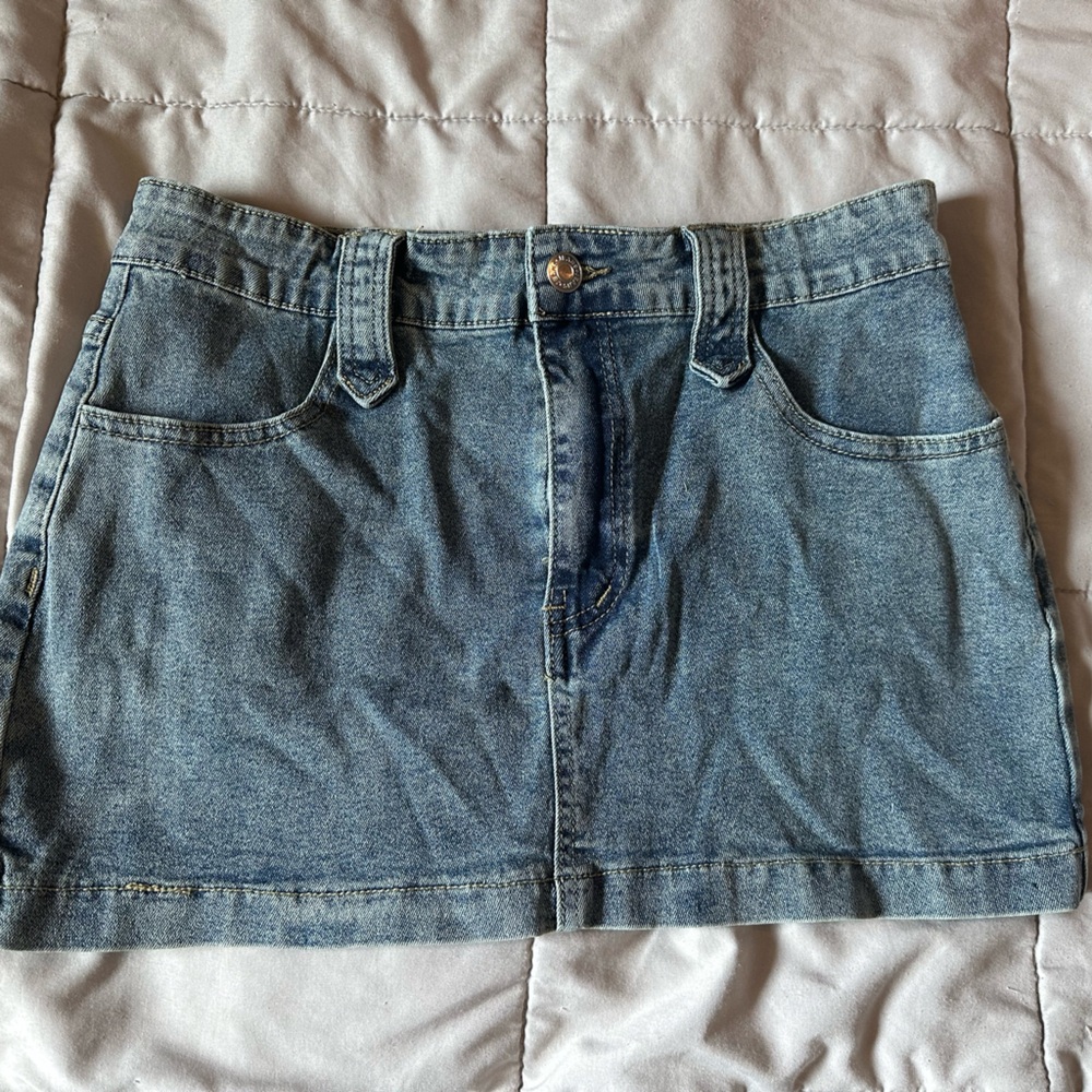 Shein large jeans skirt never used